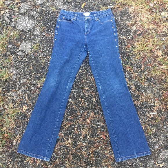 michael kors jeans silver